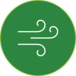 Icon symbolizing air.